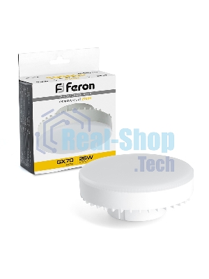Лампа светодиодная Feron LB-474 LED 25Вт GX70 теплый таблетка