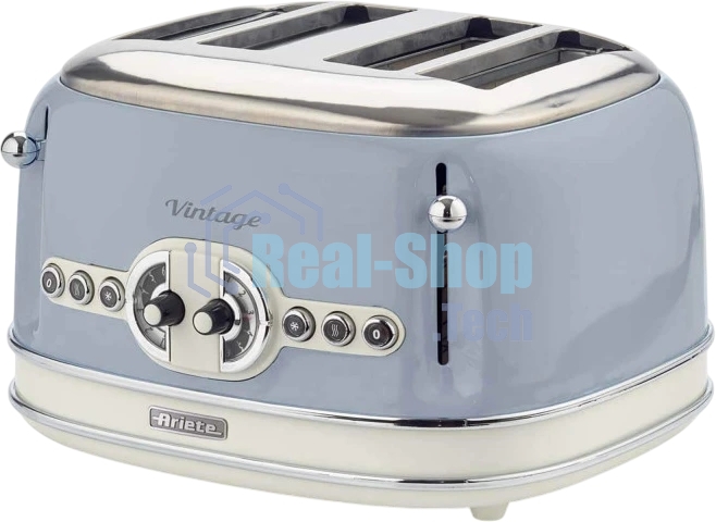 Тостер Ariete 00C015605AR0 синий, 1600 Вт, 4 слота