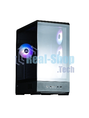 Компьютерный корпус ZALMAN P50 DS, ATX, черный, WINDOW, 2x3.5