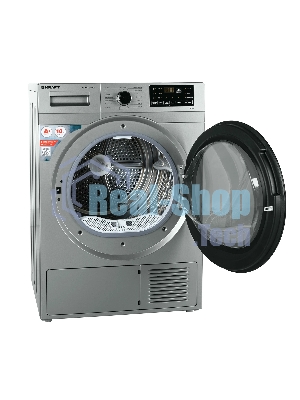 Сушильная машина Kraft KF-DM1002HPG серый, 10 кг, сушка - тепловой насос, программ - 15, 60 x 84 x 62 см