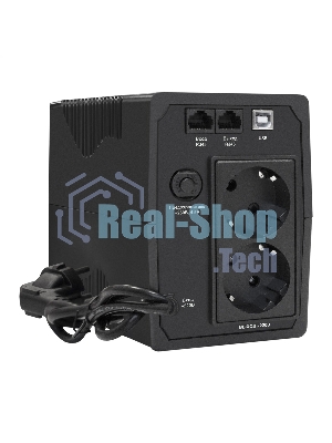 Источник бесперебойного питания ExeGate Power Smart ULB-800 LCD / 800 ВА / 480 Вт / 2 x CEE 7 (евророзетка)