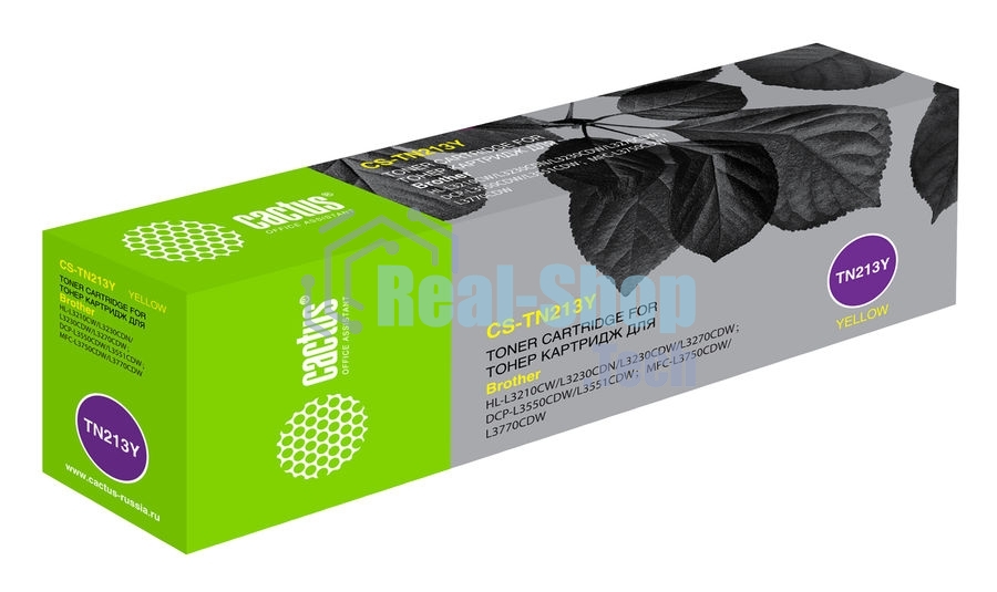 Картридж лазерный Cactus CS-TN213Y желтый (1300 стр.) для Brother HL 3230/DCP3550/MFC3770
