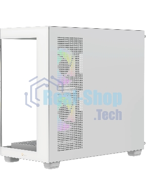 Корпус Ocypus Gamma C52 WH ARGB, Mini-Tower, белый, 3 x 120 мм