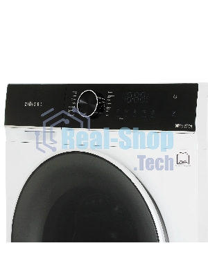 Стиральная машина Zugel ZWDF10712I Inverter Steam DD белый, загрузка фронтальная 10 кг, 1200 об/мин, класс A+++