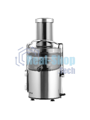 Соковыжималка Centek CT-1212 стальной/чёрный, центробежная, 1200 Вт, 1100 мл, механическое