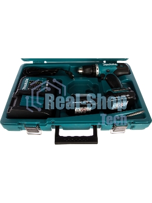 Дрель-шуруповерт Makita DDF453SYE, 18 В, 1,5 Ач, 42 Нм, щеточный