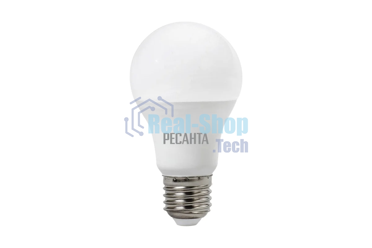 Лампа светодиодная Ресанта LL-R-A60-11W-230-3K-E27 груша, 11 Вт, тепл., Е27