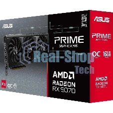 Видеокарта Asus PCI-E 5.0 PRIME-RX9070-O16G-EVO AMD Radeon RX 9070 16Gb 256bit GDDR6 2120/20000 HDMIx1 DPx3 HDCP Ret