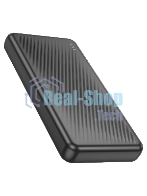 Аккумулятор внешний Borofone BJ56 Graceful, 10000mAh, пластик, PD20Вт, 1 USB выход, Type-C, черный