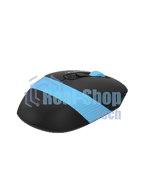 Мышь беспроводная A4Tech Fstyler FG10S черный/синий, 2000 dpi, радиоканал, USB, кнопки - 4