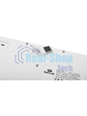 Клавиатура беспроводная Redragon Anubis беспроводная, USB, Bluetooth/Радиоканал, белый