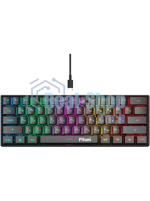 Клавиатура Filum FL-GKBM10 проводная, USB Type-A, чёрный