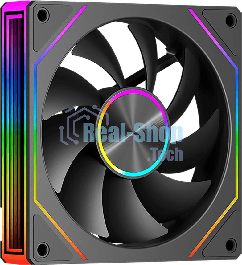 Вентилятор для корпуса PcCooler FG120R Reverse ARGB 120х120x25 черный 4-pin 28.4дБ (FG120R ARGB BK) Ret