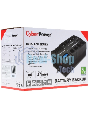 Источник бесперебойного питания CyberPower BR1000ELCD/1000 ВА/600 Вт/8 х CEE 7 (евророзетка)