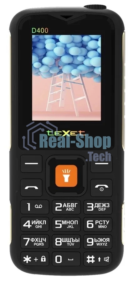 Мобильный телефон teXet TM-D400 черный