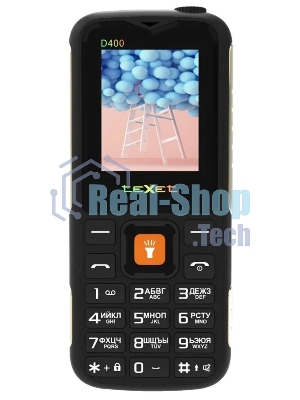 Мобильный телефон teXet TM-D400 черный