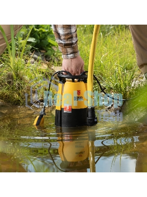 Дренажный насос Denzel DP-600S для чистой и грязной воды, 600 Вт, напор 7 м, 13000 л/ч