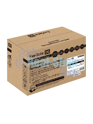 Источник бесперебойного питания ExeGate Power Smart ULB-800 LCD / 800 ВА / 480 Вт / 2 x CEE 7 (евророзетка)