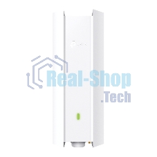 Двухдиапазонная точка доступа TP-Link EAP623-Outdoor HD, для улицы и помещений с поддержкой Wi-Fi 6 AX1800, 1 гиг. порт RJ45, 802.3af/at, Passive PoE (48 В, 0,5 А), IP67
