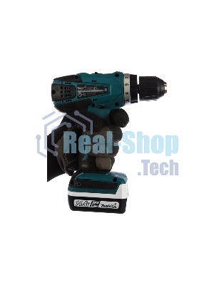 Дрель-шуруповерт Makita DF347DWE Дрель ак, 14.4В,2х1.5Ач Li-ion,БЗП-10мм,0-400\0-1400об\м,30\15Нм,1.4кг,чем,G-серия