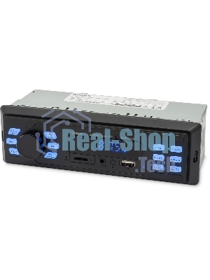 Автомагнитола Digma MCP-225B, 1 DIN, Bluetooth, USB Type-A, AUX