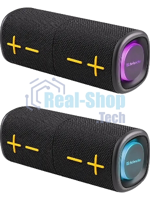 Колонка портативная Defender Union black (20Вт, 2.0 стерео, Bluetooth, питание от аккумулятора)