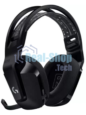 Гарнитура проводная с микрофоном Logitech G733 Lightspeed черный мониторные Radio оголовье (981-000867)