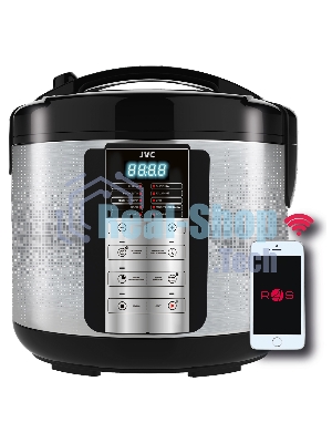 Мультиварка JVC JK-MC501 5 л, 860 Вт, серебристый/черный, металл