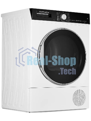 Сушильная машина Kuppersberg DM 560 W белый, 8 кг, сушка - конденсационная, программ - 15, 59.5 x 84.5 x 56.6 см