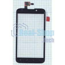 Сенсорное стекло (тачскрин) для Alcatel OT-995. черное