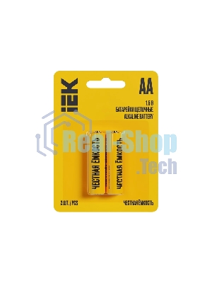Батарейка щелочая Alkaline Optima LR06/AA (2шт/блистер)
