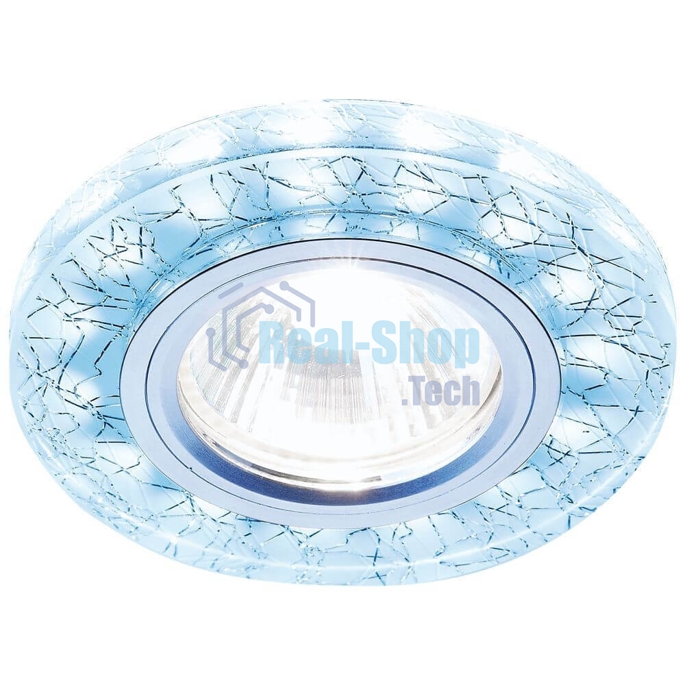 Встраиваемый точечный светильник S226 W/CH/C белый/серебро/MR16+3W(LED COLD)