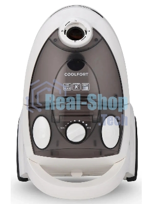 Пылесос Coolfort CF-3040 белый, 250/1800 Вт, уборка сухая, пылесборник контейнер 2 л