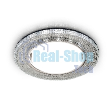 Встраиваемый точечный светильник G290 CH хром/прозрачный GX53+3W(LED WHITE)