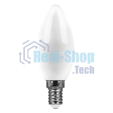 Лампа светодиодная SAFFIT SBC3713 (55163) 13Вт Е14 теплый матовая свеча