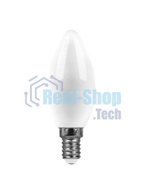 Лампа светодиодная SAFFIT SBC3713 (55163) 13Вт Е14 теплый матовая свеча