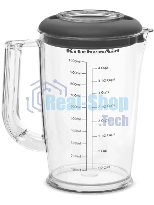 Блендер погружной KitchenAid 5KHBV83EBM с аксессуарами, матовый черный