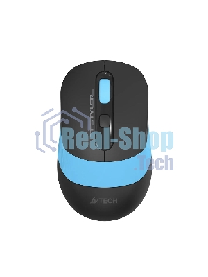 Мышь беспроводная A4Tech Fstyler FG10S черный/синий, 2000 dpi, радиоканал, USB, кнопки - 4