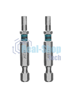 Бита Gross HEX 4х50 мм, сталь S2, шестигр., 2 шт