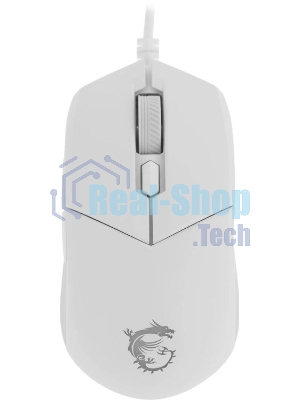 Мышь проводная MSI Clutch GM11 белый, 5000 dpi, USB, кнопки - 6