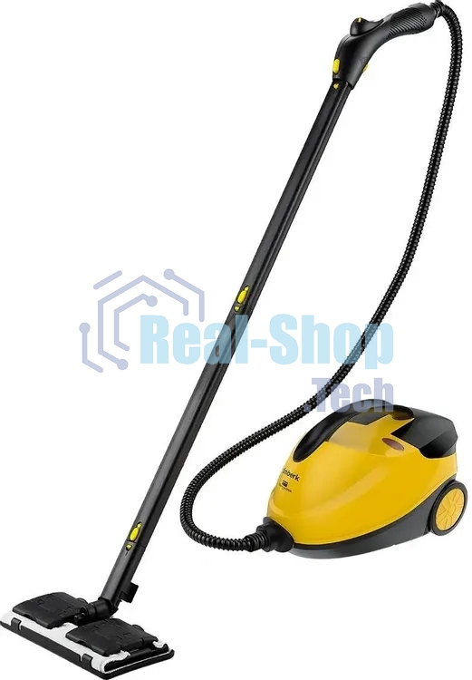 Пароочиститель Timberk T-STCF70 желтый, напольный, 2100 Вт, 200 г/мин, 1500 мл