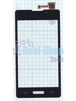 Сенсорное стекло (тачскрин) для LG Optimus L5 II E450 E460, черное
