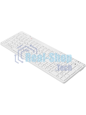 Клавиатура A4Tech Fstyler FBK27C AS белый USB беспроводная BT/Radio slim Multimedia (FBK27C AS)