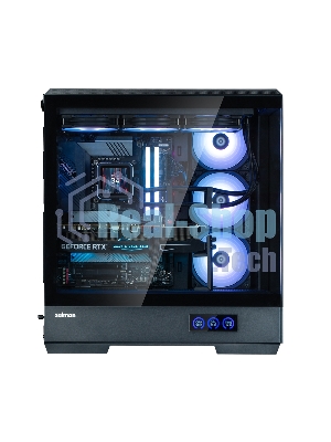 Компьютерный корпус ZALMAN P50 DS, ATX, черный, WINDOW, 2x3.5