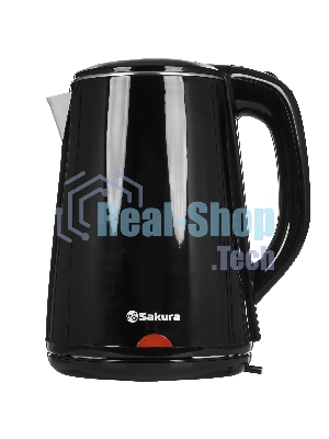 Чайник электрический Sakura SA-2150BK 1.8 л, двойной корпус,черн д