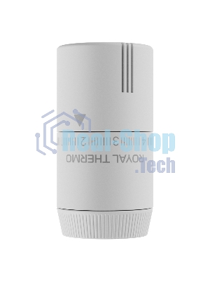 Термоголовка жидкостная Royal Thermo Design М30х1,5 (белый soft touch)
