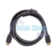 Кабель Telecom HDMI-19M --- HDMI-19M ver 2.0+3D/Ethernet,2 фильтра 2m TCG200F-2M