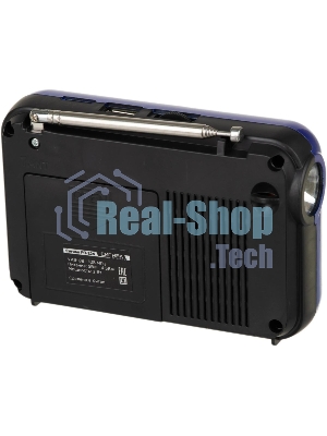 Радиоприемник Сигнал РП-224, бат. 3*АА (не в компл.), 220V, акб 400мА/ч, USB, SD, дисплей, фонарик