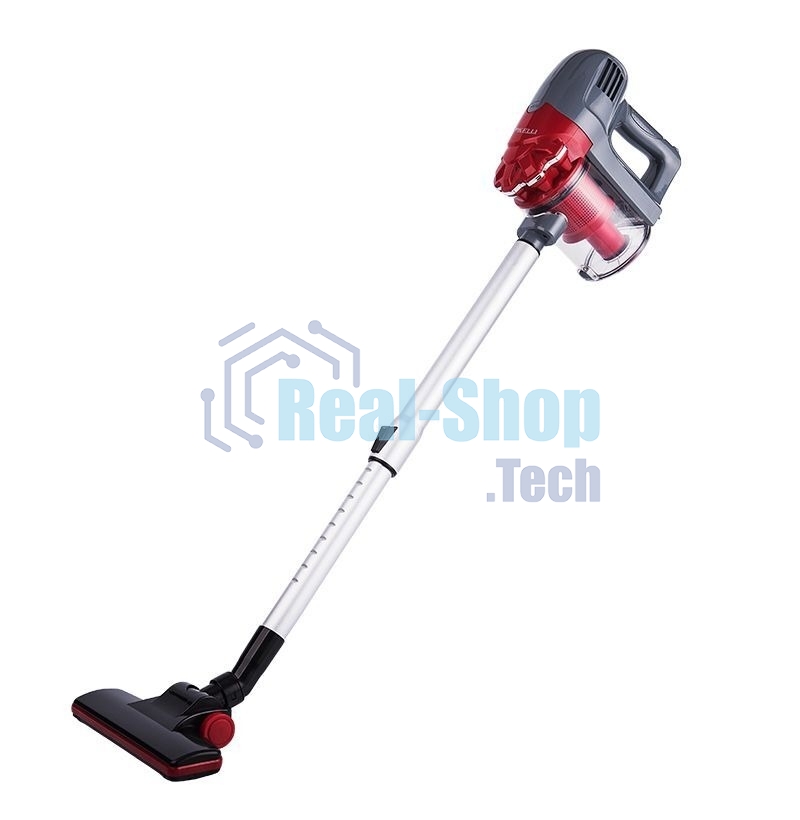Пылесос вертикальный Kelli KL-8021 красный, питание от сети, 300 Вт, уборка сухая, пылесборник 1 л