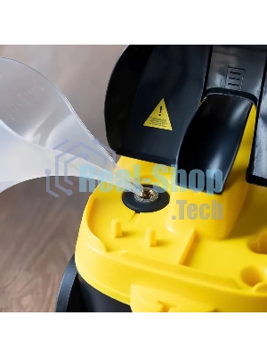 Пароочиститель Timberk T-STCF70 желтый, напольный, 2100 Вт, 200 г/мин, 1500 мл